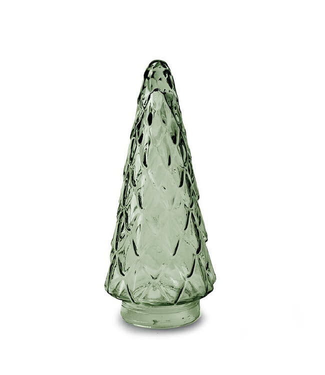 Sapin de Noël vert Nobilis déco | Diamètre 9 centimètres | Hauteur 23 centimètres | Commande par 12 pièces