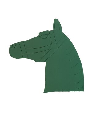 4A Oasis mousse florale verte Cheval | Longueur 54 centimètres | Hauteur 62 centimètres | Par pièce