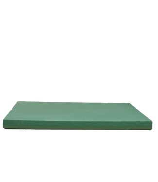 4A Feuille de design en mousse florale Oasis verte | Longueur 61 centimètres | Hauteur 92 centimètres | Par pièce