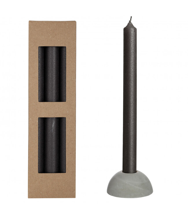 Bougie Noire Bliss | diamètre 2,2 centimètres | Longueur 25 centimètres | Commande par lot de 3 pièces