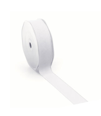 4A Natural White Textured Ribbon | Width 25 millimetres | Length 20 metres | Per piece