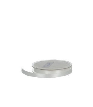 4A Naturelle wit satijnen Lint | Breedte 10 millimeter | Lengte 25 meter | Per stuk