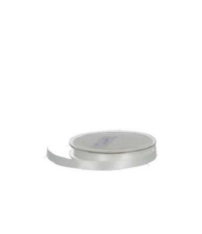 Naturelle wit satijnen Lint | Breedte 10 millimeter | Lengte 25 meter | Per stuk te bestellen