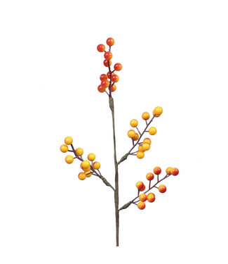 4A Orange Branch with Berries | Length 46 centimetres | Per 3 pieces