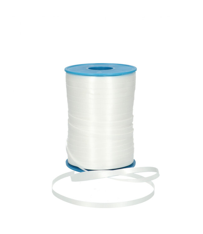 Natural White Curling Ribbon 600 | Width 5 millimetres | Length 500 metres | Available for individual purchase