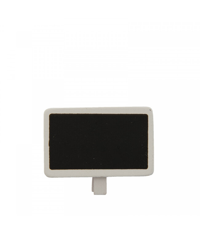 Black Blackboard Label Clip | Width 5.5 centimetres | Height 3.5 centimetres | Available to order in sets of 6