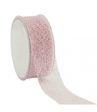 4A Light Pink Honeycomb Ribbon | Width 38 millimetres | Length 20 metres | Per piece