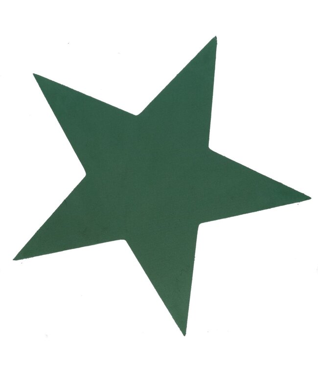 Étoile en mousse florale verte Oasis à 5 branches | Longueur 58 centimètres | Largeur 55 centimètres | Disponible à l'unité