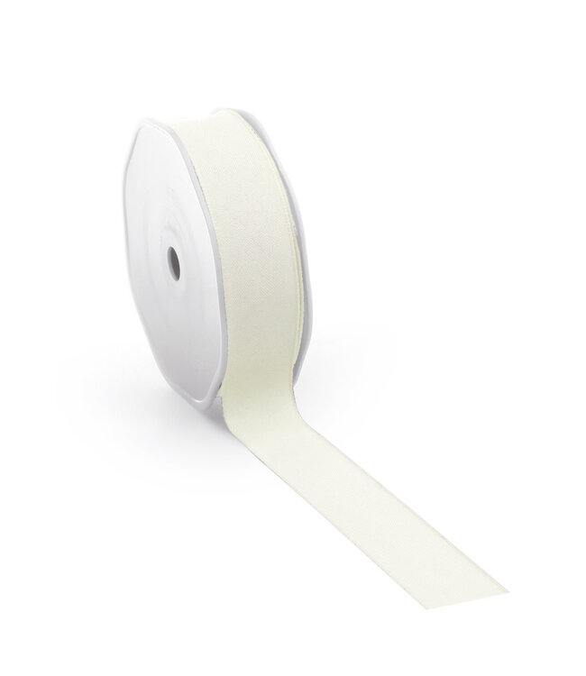 Cream-Coloured Textured Ribbon | Width 25 millimetres | Length 20 metres | Available to order individually