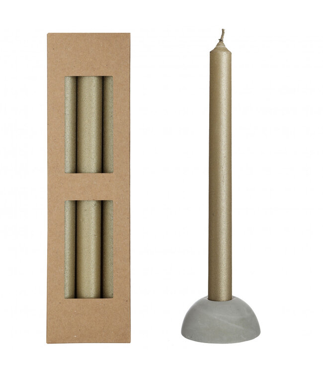 Bougie dorée Bliss | diamètre 2,2 centimètres | Longueur 25 centimètres | Commande par lot de 3 pièces