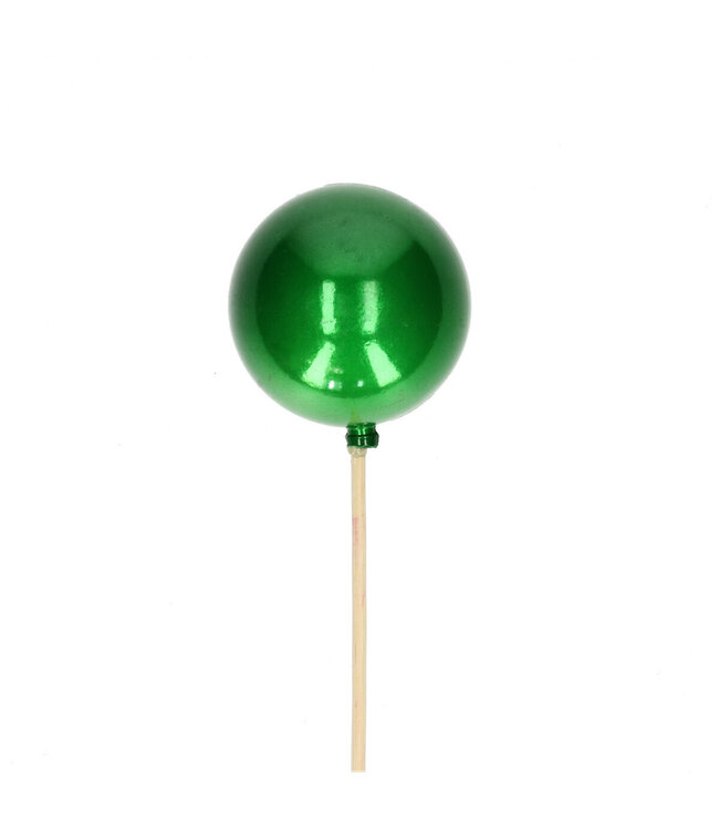 Kerst bijsteker 50cm Kerstbal pearl d06cm ( x 25 )