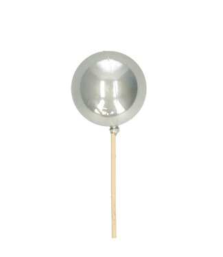 4A Kerst bijsteker 50cm Kerstbal pearl d06cm ( x 25 )