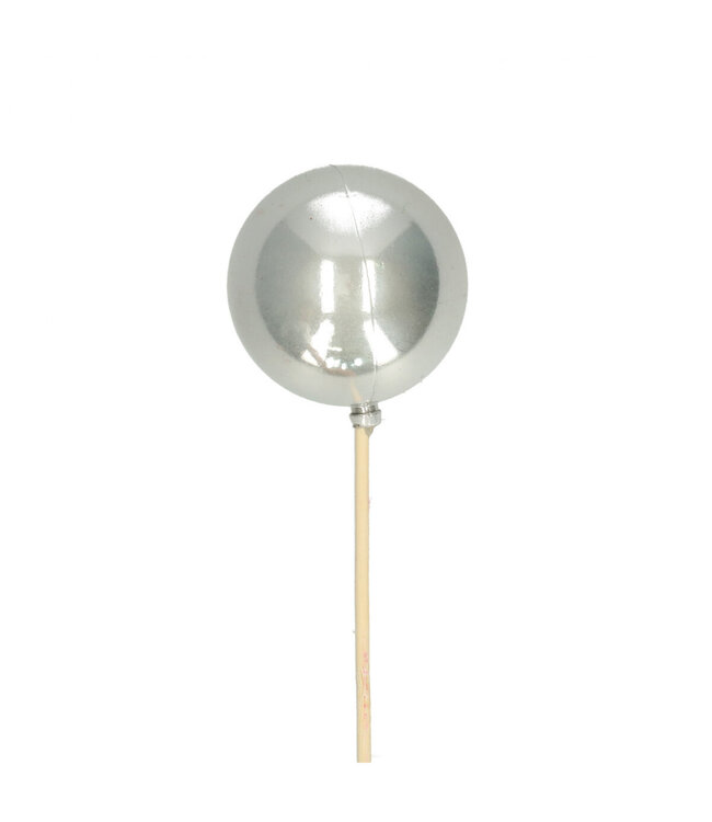 Kerst bijsteker 50cm Kerstbal pearl d06cm ( x 25 )
