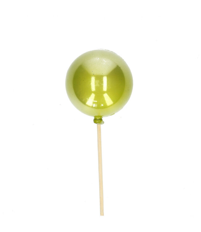 Kerst bijsteker 50cm Kerstbal pearl d06cm ( x 25 )