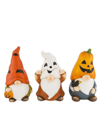 4A Halloween Deco gnoom 13*12*21cm ( x 6 )