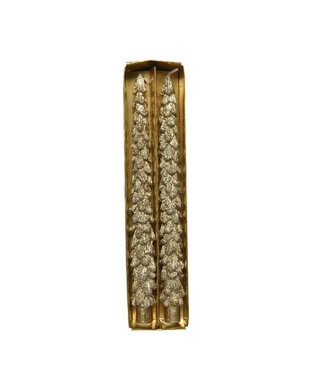 4A Kerst Kaars boom d2.2*25cm x2 ( x 1 )