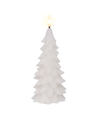 4A Kerst LED Kaars boom d08*19cm incl.timer ( x 12 )