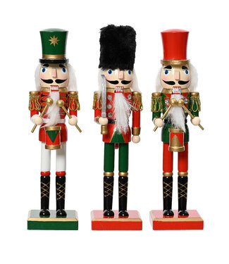 4A Kerst Deco notenkraker 38cm ( x 6 )