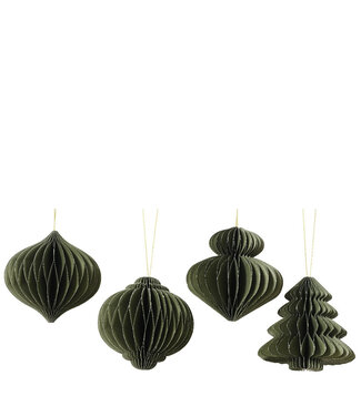 4A Kerst Hanger figuur 3D 80mm ass. ( x 16 )