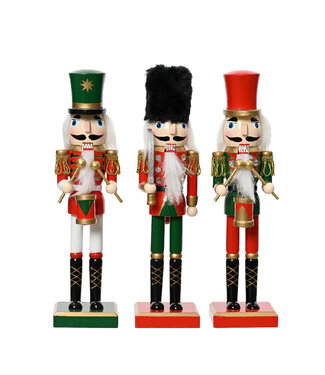 4A Kerst Deco notenkraker 25cm ( x 12 )