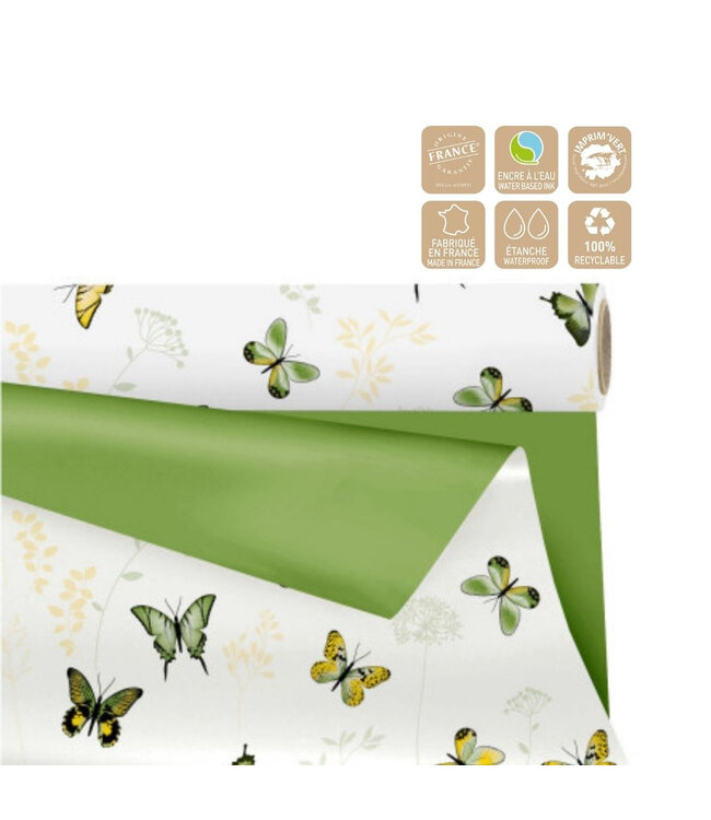 Folie Rol  80cm  25m Duo Mat Floraison ( x 1 )