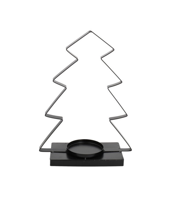 Kerst Theelichthouder d09/21*28cm ( x 4 )