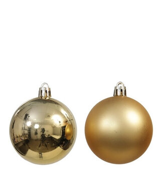 4A Kerstbal Bal kunststof  60mm x9 ( x 1 )