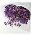 Gypsophile préservée violette | Gypsophile préservée fleurs séchées | Poids ± 100 grammes | Longueur 65 ± centimètres | À commander par bouquet