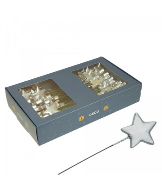 4A Kerst Deco ster/draad 40mm ( x 60 )