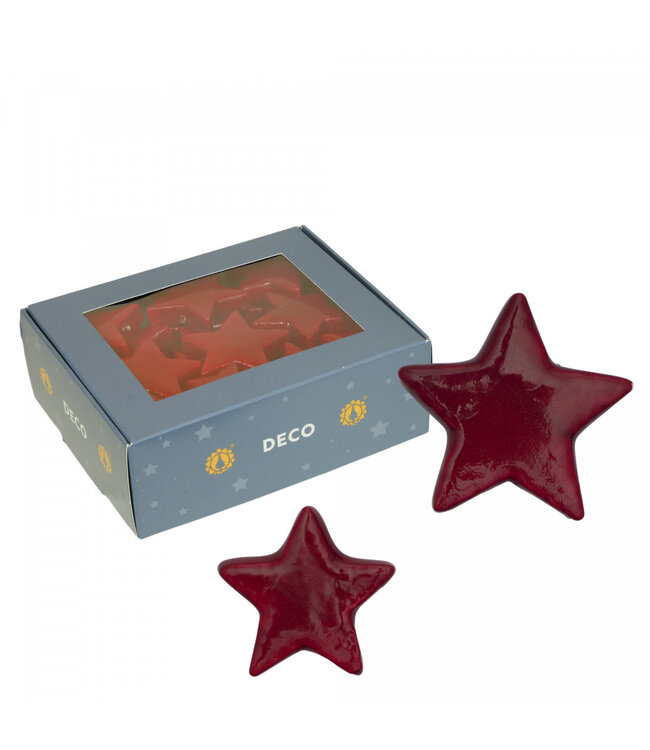 Kerst Deco ster 40-50mm x48 ( x 1 )