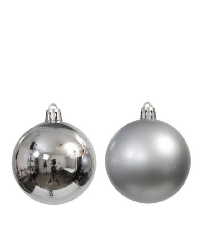 Kerstbal Bal kunststof  60mm x9 ( x 1 )