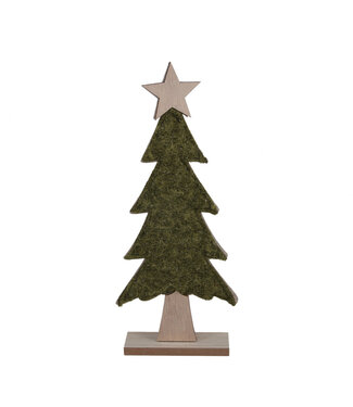 4A Kerst Deco boom 13*4*30cm ( x 6 )