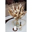 Bouquet of dried flowers Maria | Length ± 65 centimetres | With natural, brown and white bleached dried flowers