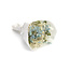 Bouquet of dried flowers Farfalla Bianco Blue | Length ± 40 centimetres | With white bleached and light blue dried flowers