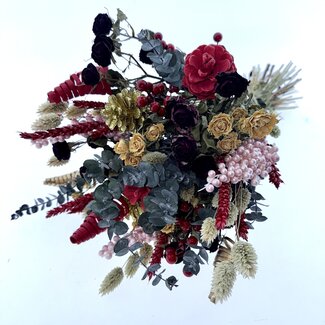 MyFlowers Bouquet of dried flowers Christmas Vibe | Length ± 50 centimetres | Hand-tied Christmas bouquet
