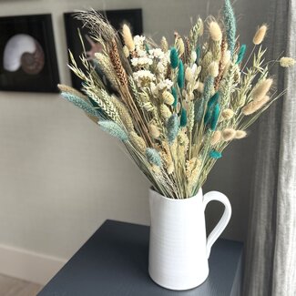 MyFlowers Trockenblumenstrauß Zanzibar von Sylvana | Länge ± 65 Zentimeter | Handgebundener Strauß