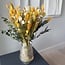 Boeket droogbloemen Touch of Citrus | Lengte ± 65 centimeter | Handgebonden boeket