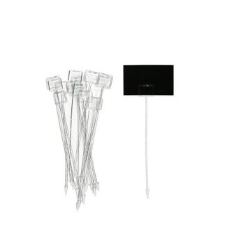 4A Floristry Plastic Card Holders | Colour: Transparent | Length: 23 centimetres | Per 100 card holders