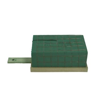 4A Groen Oasis Steekschuim Florette Maxi | Breedte 34 centimeter | Lengte 14 centimeter | Hoogte 9 centimeter | Per 4 stuks