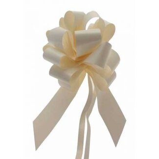 4A Cream-Coloured Pull Bow Ribbon | Width 30 millimetres | Per 30 pieces
