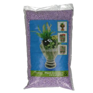 4A Garnering Grind | Kleur: Lilakleurig | Diameter 4 - 6 millimeter | Inhoud 5 kilo | Per stuk