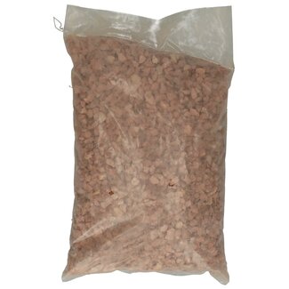 4A Garnering Grind Naturel | Kleur: Rood | Diameter 8 - 13 millimeter | Inhoud 5 kilo | Per stuk