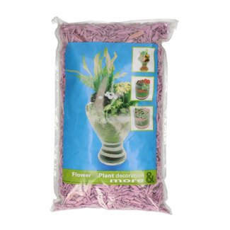 4A Garnering Houtsnippers | Kleur: Lilakleurig | Diameter 10 - 20 millimeter | Inhoud 5 liter | Per stuk