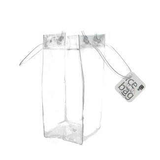4A Taschen Eistasche „Ice Bag“ | Farbe: Transparent | Breite 11 Zentimeter | Höhe 25,5 Zentimeter | Pro 6 Taschen