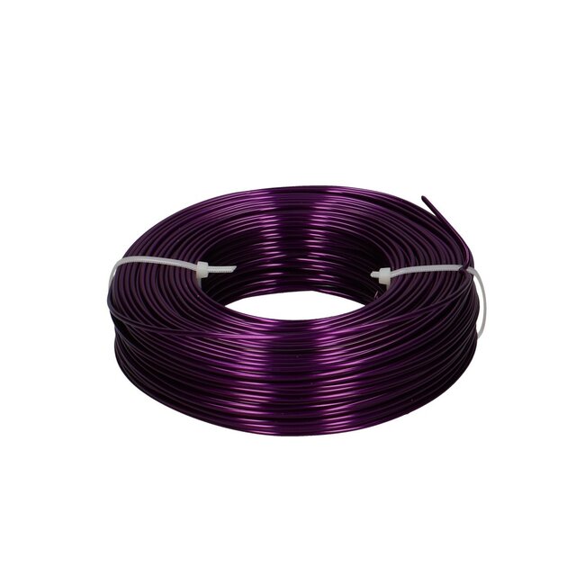 Purple Aluminium Wire | Diameter 2 millimetres | Length 60 metres | Weight 500 grams | Available to order individually