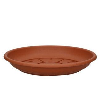 4A Plastic Water Saucer | Colour: Terracotta | Diameter 26 centimetres | Per 10 water saucers