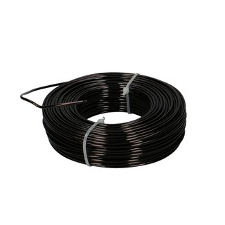 4A Black Aluminium Wire | Diameter 2 millimetres | Length 60 metres | Weight 500 grams | Per piece