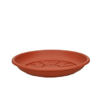 4A Plastic Water Saucer | Colour: Terracotta | Diameter 22 centimetres | Per 10 water saucers