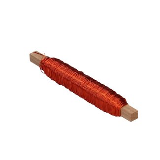 4A Oranger Lackdraht | Durchmesser 0,5 Millimeter | Gewicht 100 Gramm | Pro Stück
