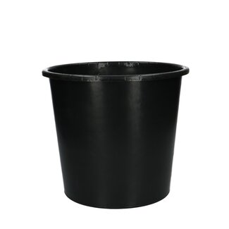 4A Plastic Bucket | Colour: Black | Diameter 24 centimetres | Height 20.5 centimetres | Capacity 5 litres | Per 10 buckets